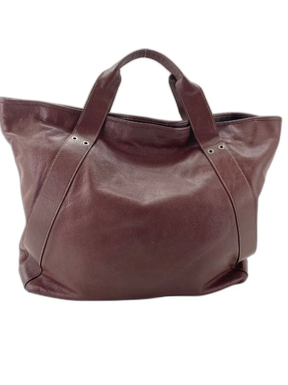 Gucci Tote Plate Burgundy